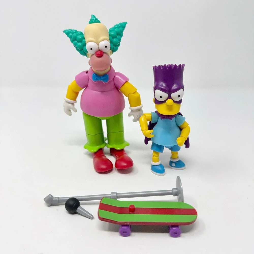 Jakks Pacific The Simpsons Bartman and Krusty the Clown Action Figure Set Toy